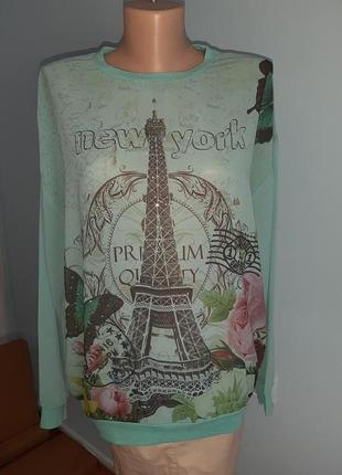 Интересный шифоновый топ