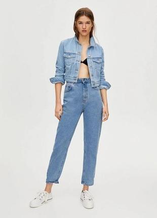 Джинсовка куртка укороченная