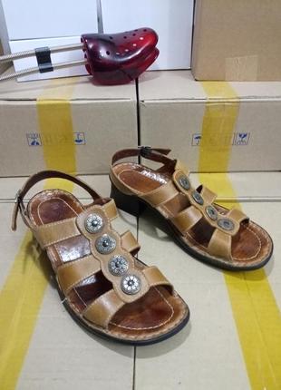 Жіночі босоніжки на підборах josef seibel (м'яка шкіра, німеччина) #r034