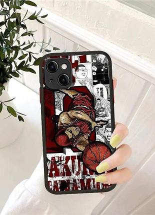 Чехол для телефона, бампер для айфона iphone 12  с рисунком и надписью , матовый аниме баскетбол матовый мультяшный прочный защита аксессуары