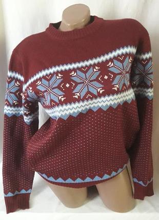 Красивый шерстяной свитерок р-р л