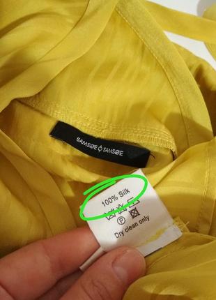Фирменная натуральная шелковая блуза в бельевом стиле 100% шёлк шовк супер качество!!!5 фото