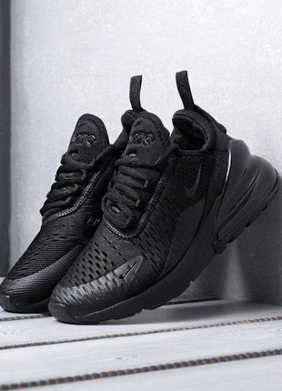 Кроссовки мужские nike air max 270 черные / кросівки чоловічі найк аир макс чорні кроссы