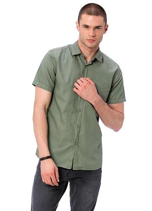 Чоловіча сорочка lc waikiki / лз вайкікі кольору хакі