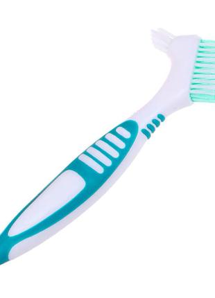 Щітка для чищення зубних протезів lesko 29587 green3 фото