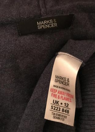 Кофта з капюшоном marks & spencer,светер спортивний короткий рукав котон5 фото