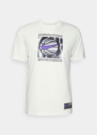 Футболка чоловіча nike basketball біла (оригінал) розмір l5 фото