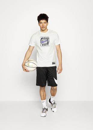 Футболка чоловіча nike basketball біла (оригінал) розмір l2 фото