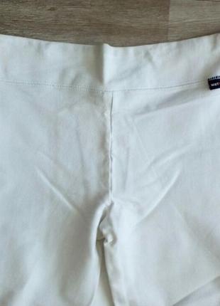 Білі спортианые штани ( щільний (стяжка) трикотаж) м4 фото