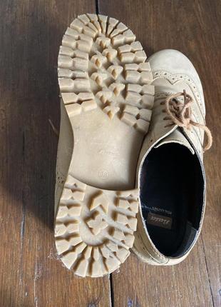 Кожаные оксфорды