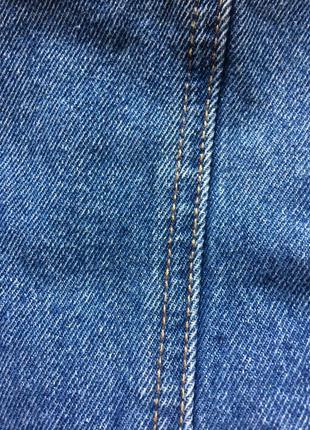 Крута джинсова спідниця на гудзиках5 фото
