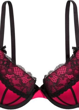 Бюстгальтер з мікрофібри h&m, push up, 75в