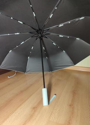 Зонт мятный автомат9 фото