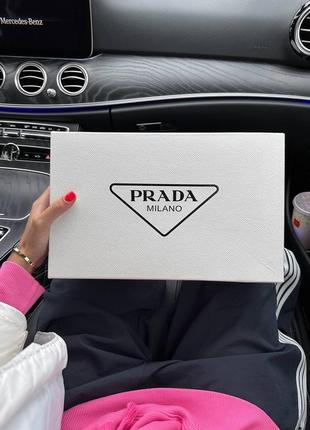 Жіночі текстильні кеди на платформі prada double wheel nylon gabardine peach premium⭐️9 фото