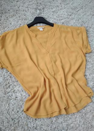 Яркая стильная блуза, вискоза, h&m,p. 12-146 фото