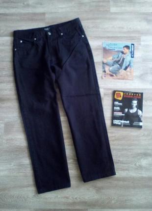 Мужские черные джинсы 100% котон  33/48 identic