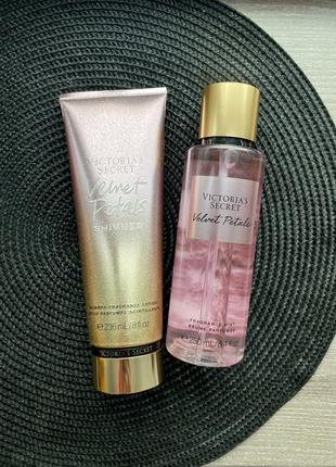 Спрей міст лосьйон оригінал victoria’s secret velvet petals