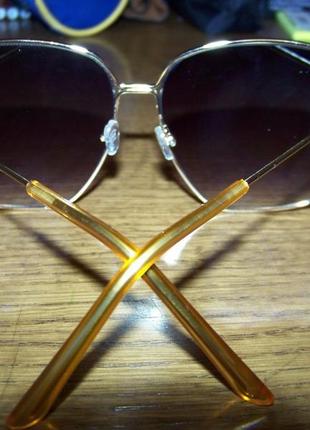 Великі квадратні сонцезахисні окуляри з двоколірною оправою та лінзою сірий градієнт8 фото