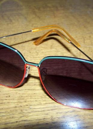 Великі квадратні сонцезахисні окуляри з двоколірною оправою та лінзою сірий градієнт4 фото