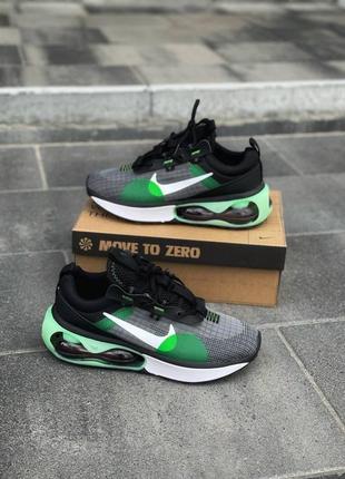 Мужские кроссовки nike air max 2021 grey green