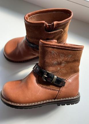 Дитячі шкіряні демісезонні черевики ботінки