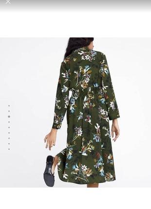 Платье с цветочным принтом zara