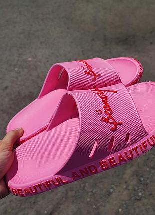 Шлопки жіночі пінкові