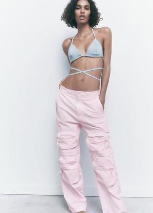 Новые брюки шорты трансформер zara 2023