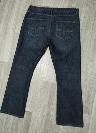 Чоловічі джинси/next/темно-сині джинси/штани/жовтогарячий одяг/7 фото