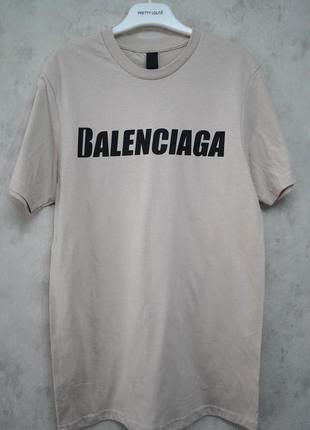Футболка с логотипом balenciaga футболка оверсайз6 фото