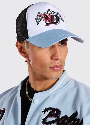 Кепка boohoo embroidered trucker