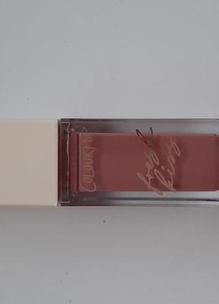 Кремовая жидкая помада нюдовая colourpop lip creme bb spice7 фото