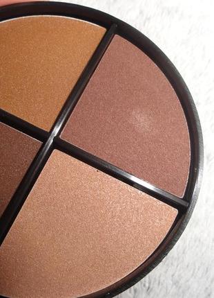 H&m палетка шелковых теней foundation palette цвет cold undertones4 фото