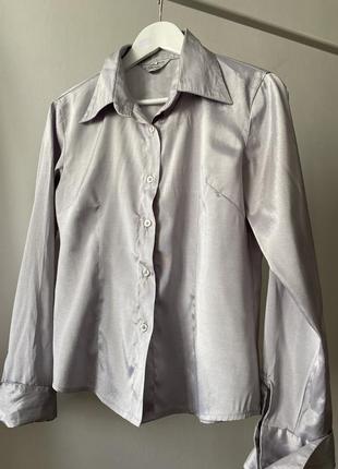 Атласна блуза , шовкова рубашка2 фото