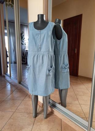 💯%котонове з кишенями плаття 👗 великого розміру