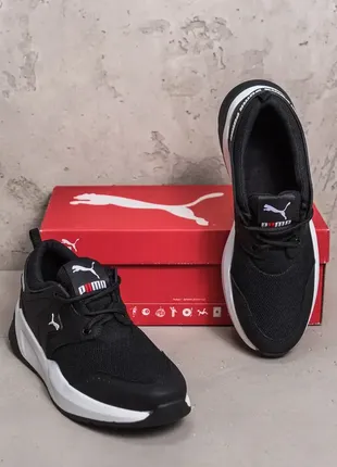 Мужские кроссовки летние сетка puma black7 фото