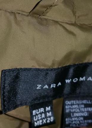 Пуховик р м zara замеры  рукав 64 плечи 45 длина 72 см +12 воротник под подмышками 49 пот 48 поб 502 фото