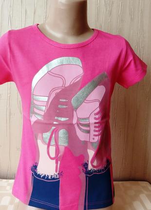 Детский комплект для девочки турция кроссовки футболка и лосины 2-3 лет2 фото