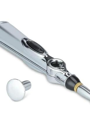 Массажер для тела электрический ручной (массажная ручка) 3в1 massager pen w-912 на батарейках4 фото