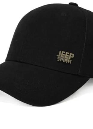 Кепка / бейсболка "jeep spirit" - черная