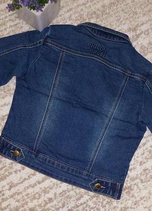 Стильные джинсовые куртки на мальчика р.98,1102 фото