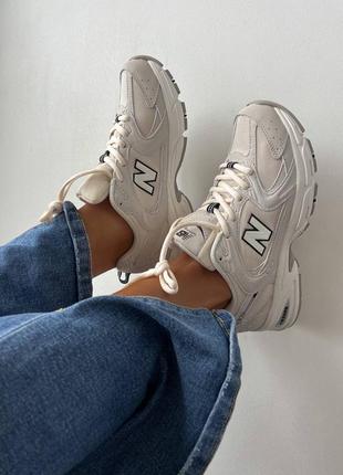 Кроссовки new balance 530ink beige premium8 фото