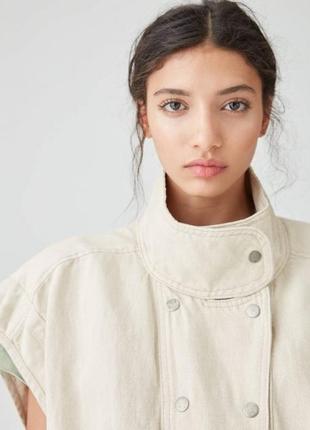 Стильные джинсовые жилетки pull&bear новые (50-56+ )4 фото