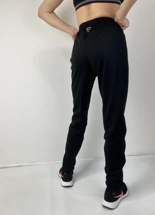 Nike чорні спортивні штани на резинці з високою посадкою2 фото