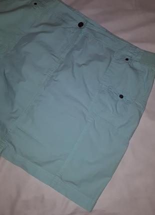 Юбочка зеленая пудра х/б  р. 56/58