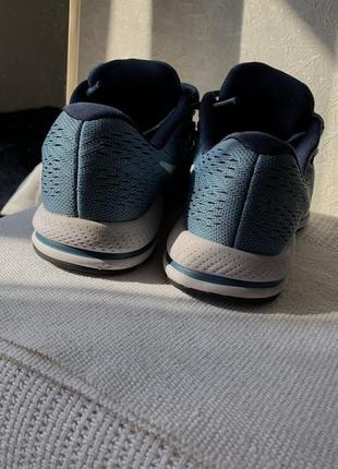 Оригинальные кроссовки nike голубого цвета5 фото
