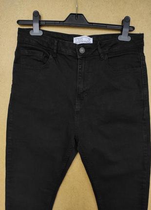 Черные моделирующие джинсы скини высокая посадка denim5 фото