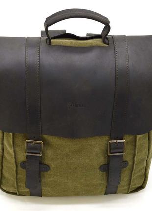 Канвас сумка рюкзак для ноутбука tarwa rch-3420-3md хаккі2 фото