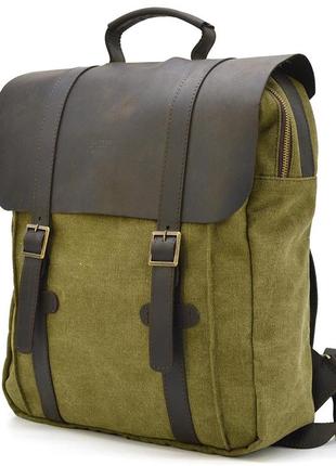 Канвас сумка рюкзак для ноутбука tarwa rch-3420-3md хаккі