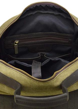 Канвас сумка рюкзак для ноутбука tarwa rch-3420-3md хаккі6 фото